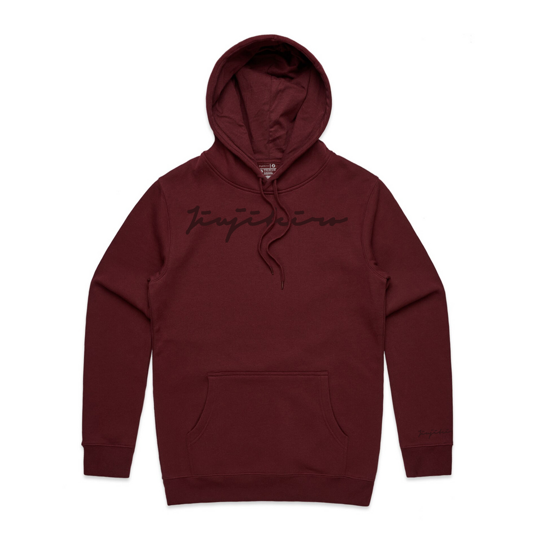 Jiujiteiro Premium Hoodie Burgundy – BJJ lifestyle outerwear