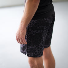 Load image into Gallery viewer, X-TRAIN NO-GI SHORTS BLACK LEOPARD