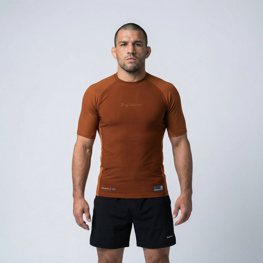 Jiujiteiro Pro Ranked Rashguard Brown – BJJ Rashguard, grappling rash guard