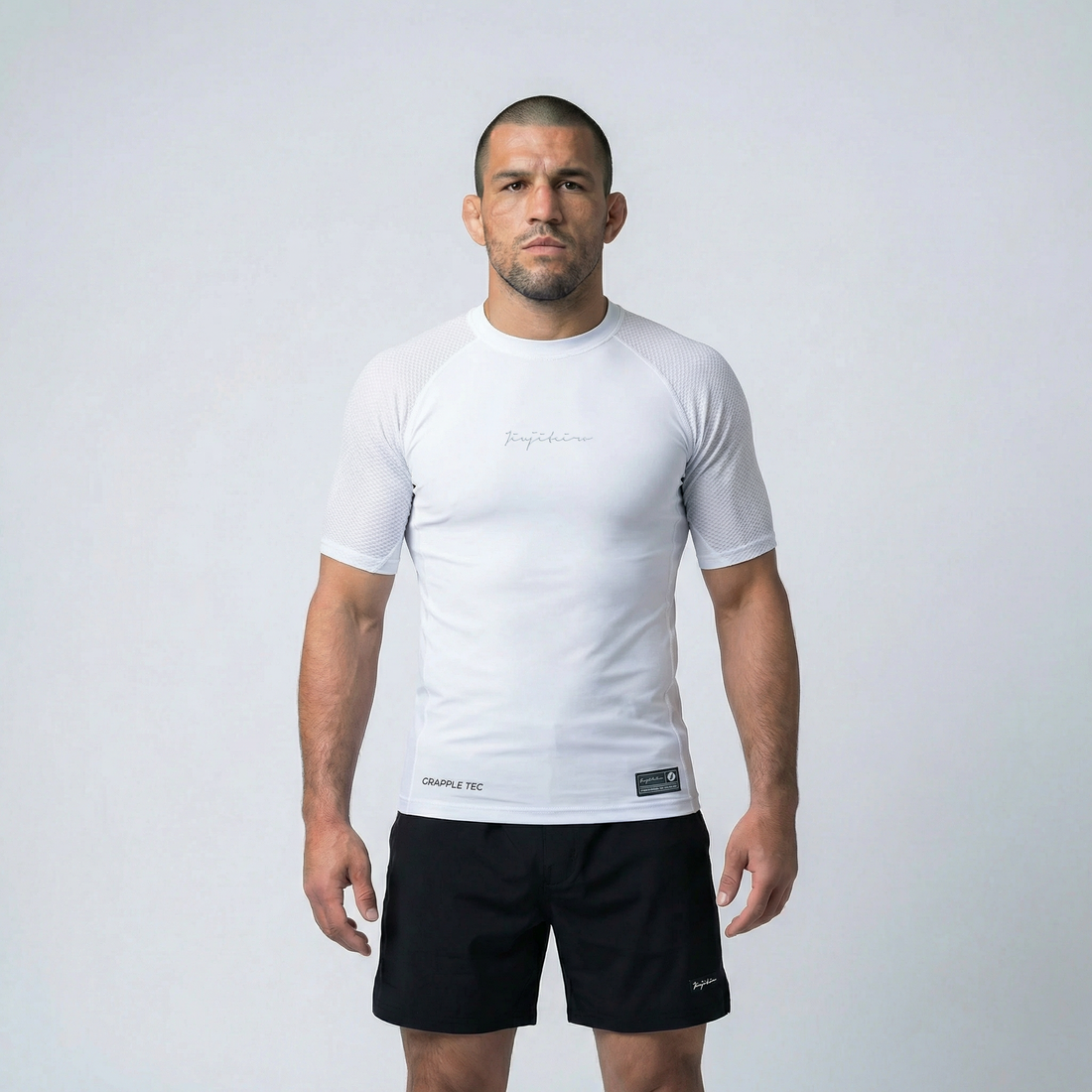 Jiujiteiro Pro Ranked Rashguard White – BJJ Rashguard, grappling rash guard
