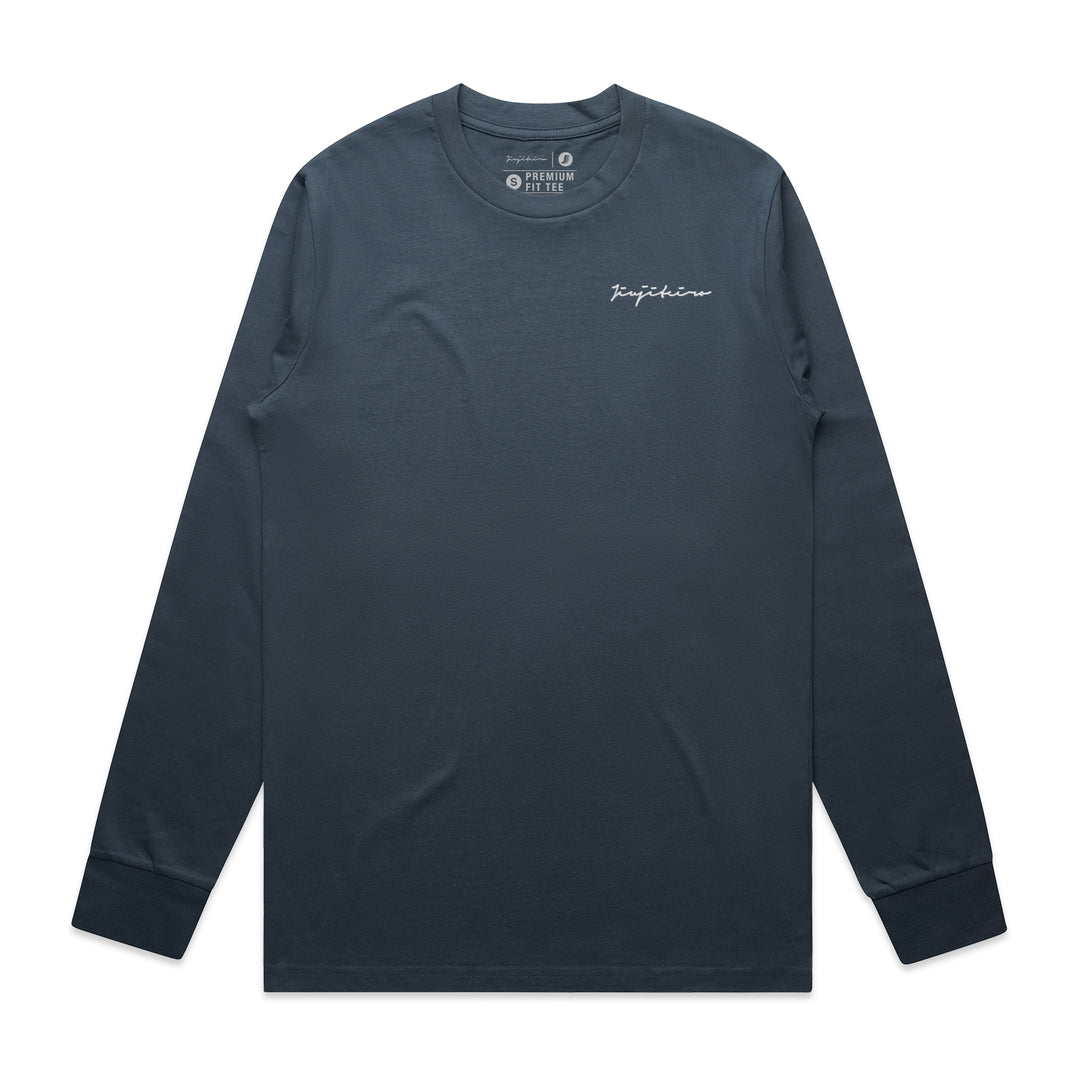 PRO EMBLEM LONGSLEEVE PETROL BLUE