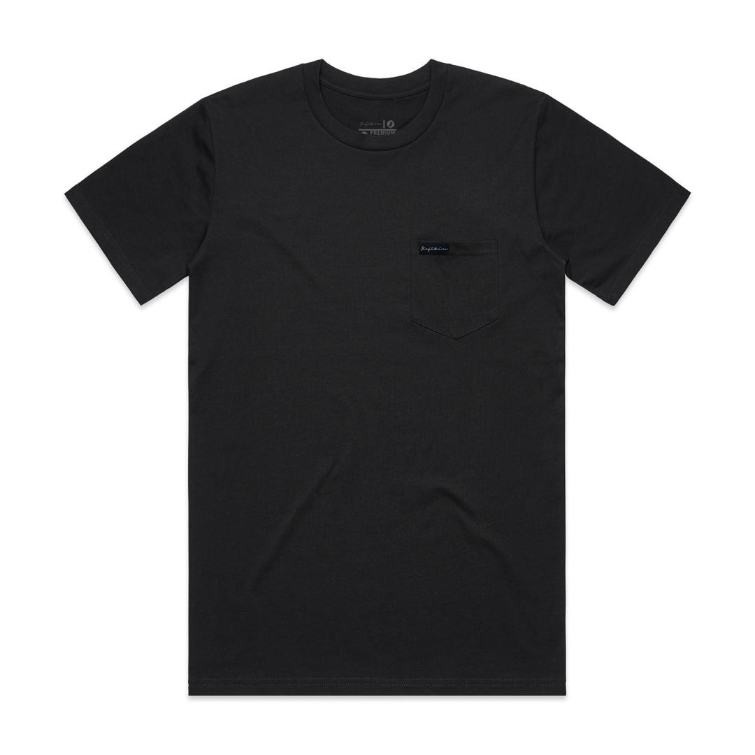 ESNTL POCKET TEE BLACK
