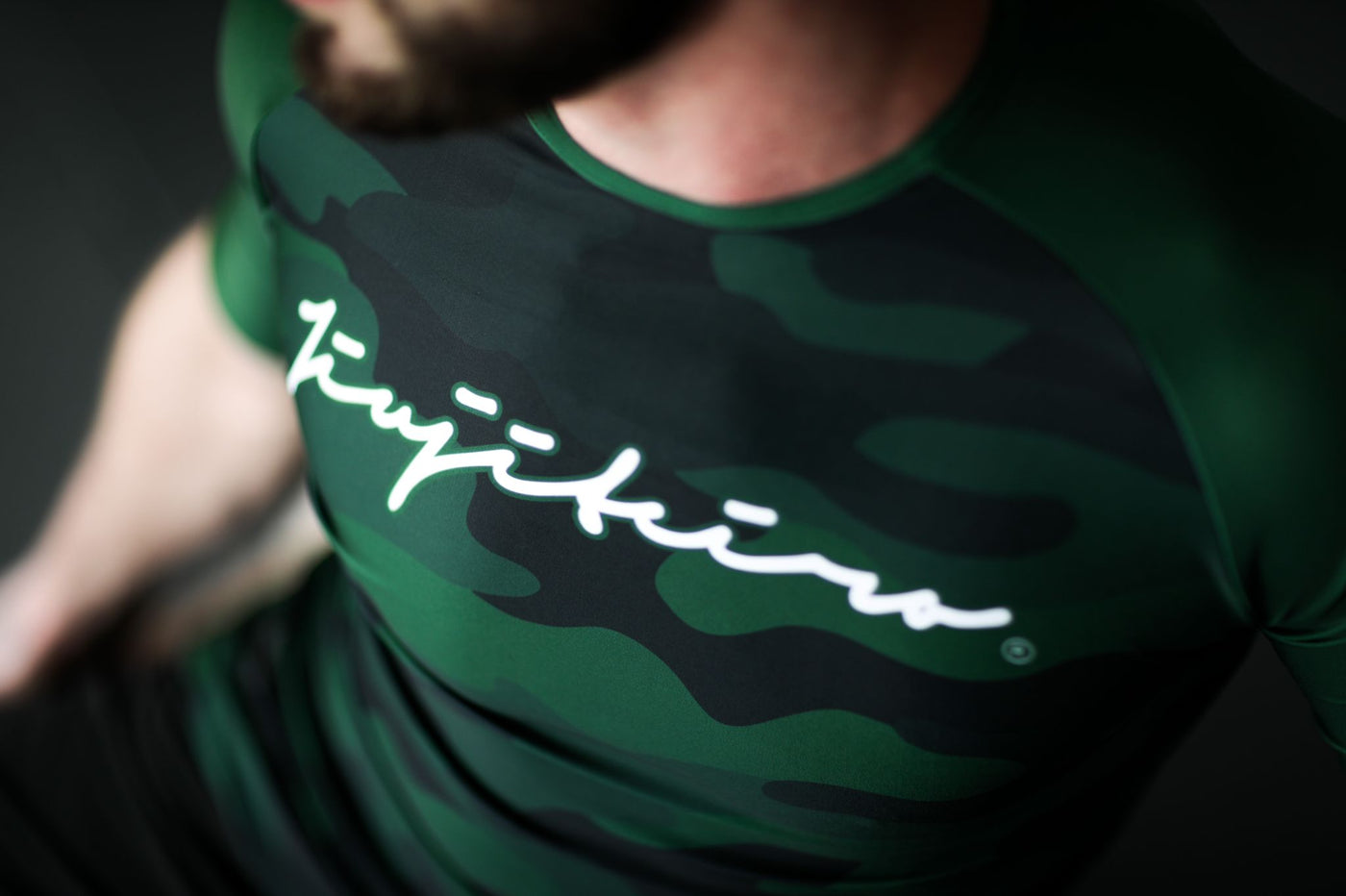 Jiujiteiro Active Camo Pro Half Sleeve Rashguard – Grappling rashguard product view