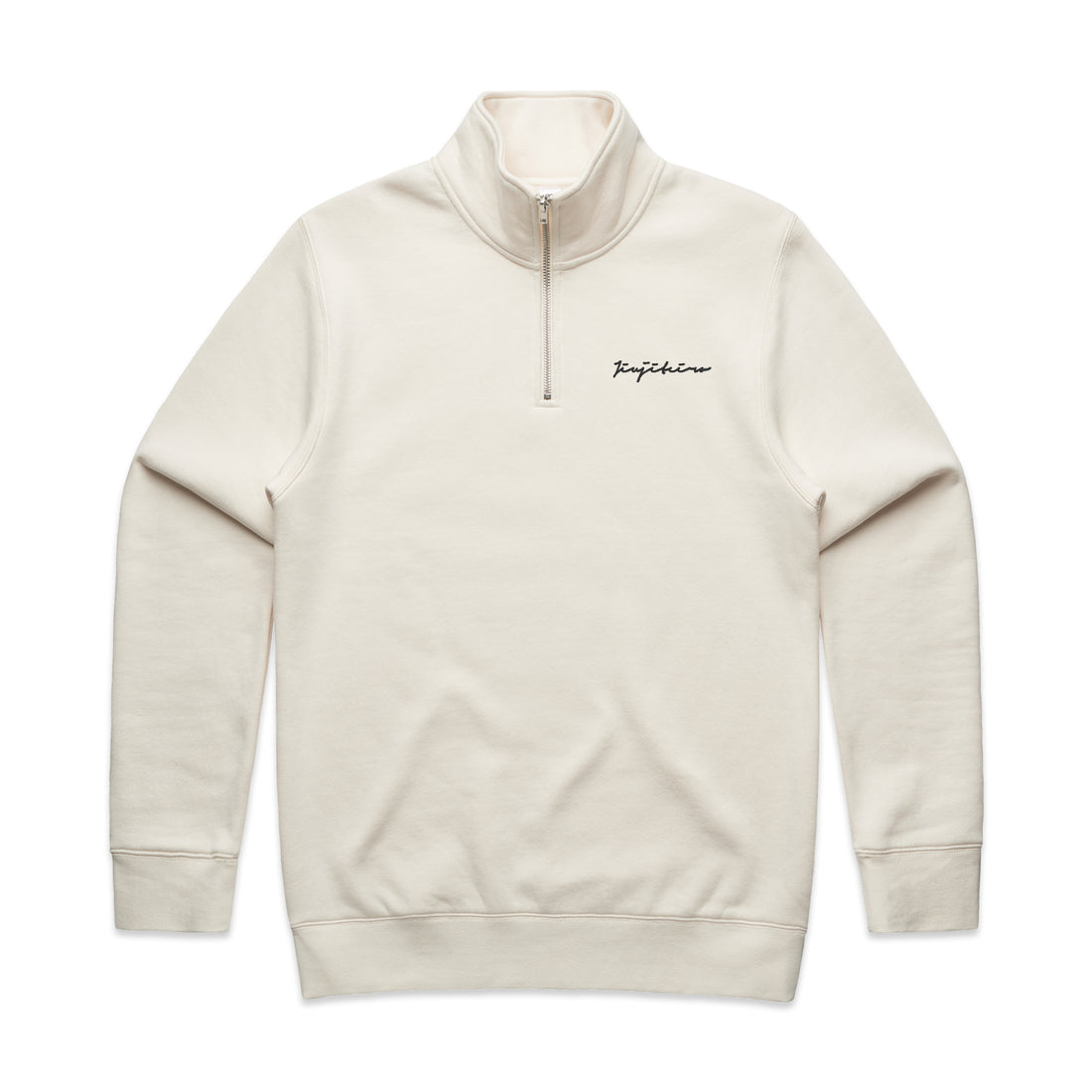 Jiujiteiro 1/2-Zip Pullover Natural – BJJ lifestyle outerwear