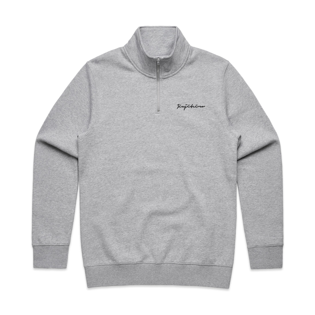 Jiujiteiro 1/2-Zip Pullover Heather Gray – BJJ lifestyle outerwear