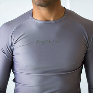 STEALTH PRO LONG SLEEVE RASHGUARD SLATE