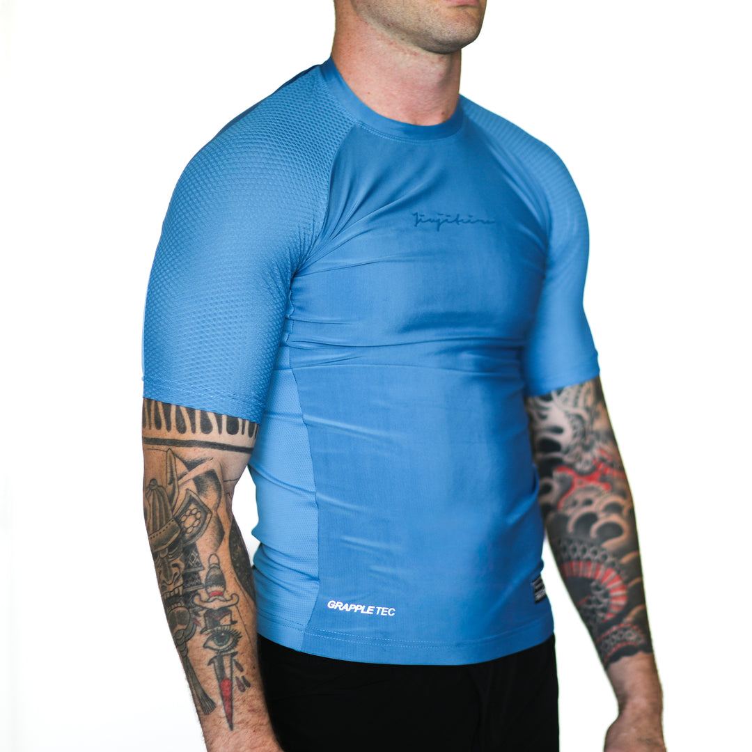 PRO RANKED RASHGUARD BLUE