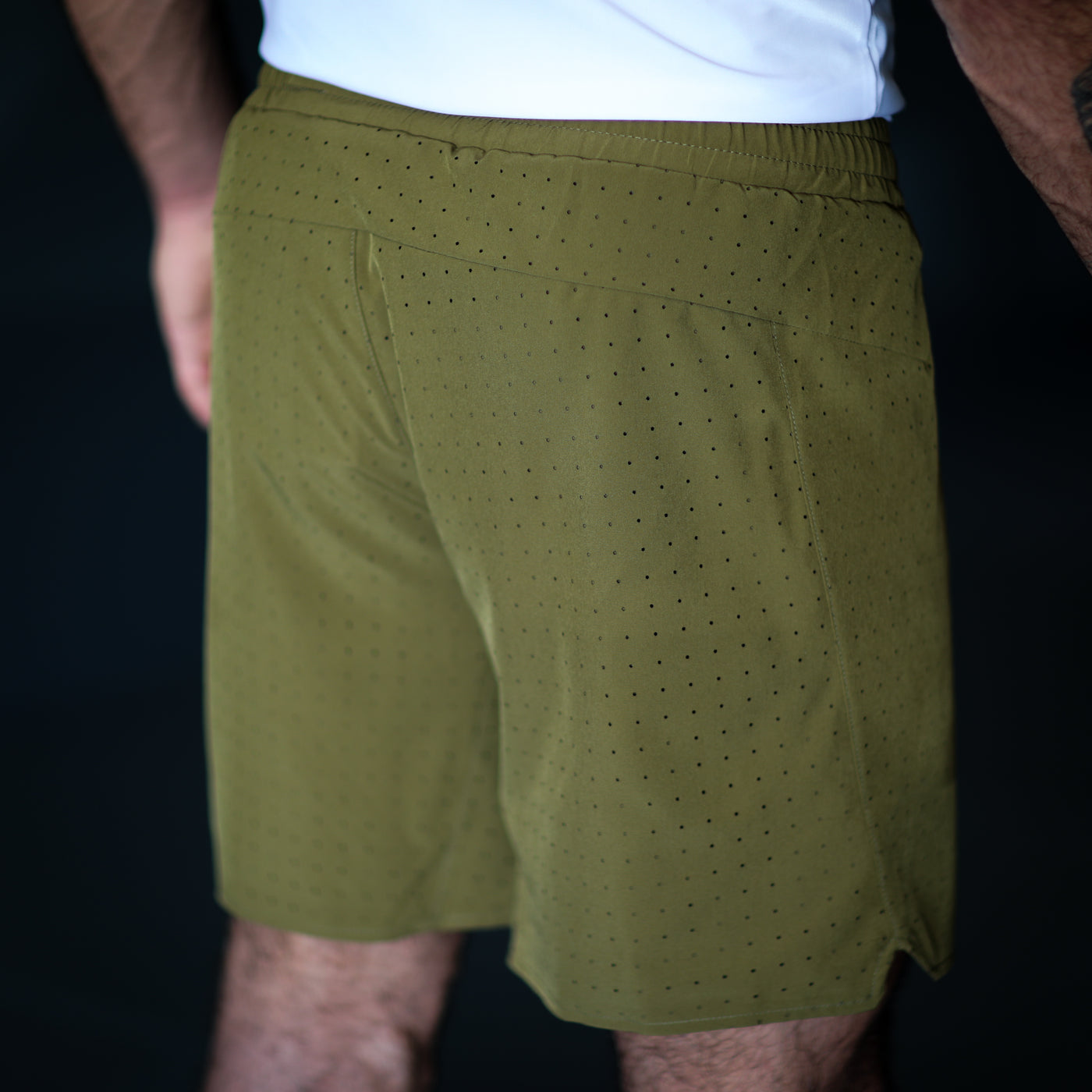 Jiujiteiro Core NO-GI Shorts Olive – Grappling shorts product view