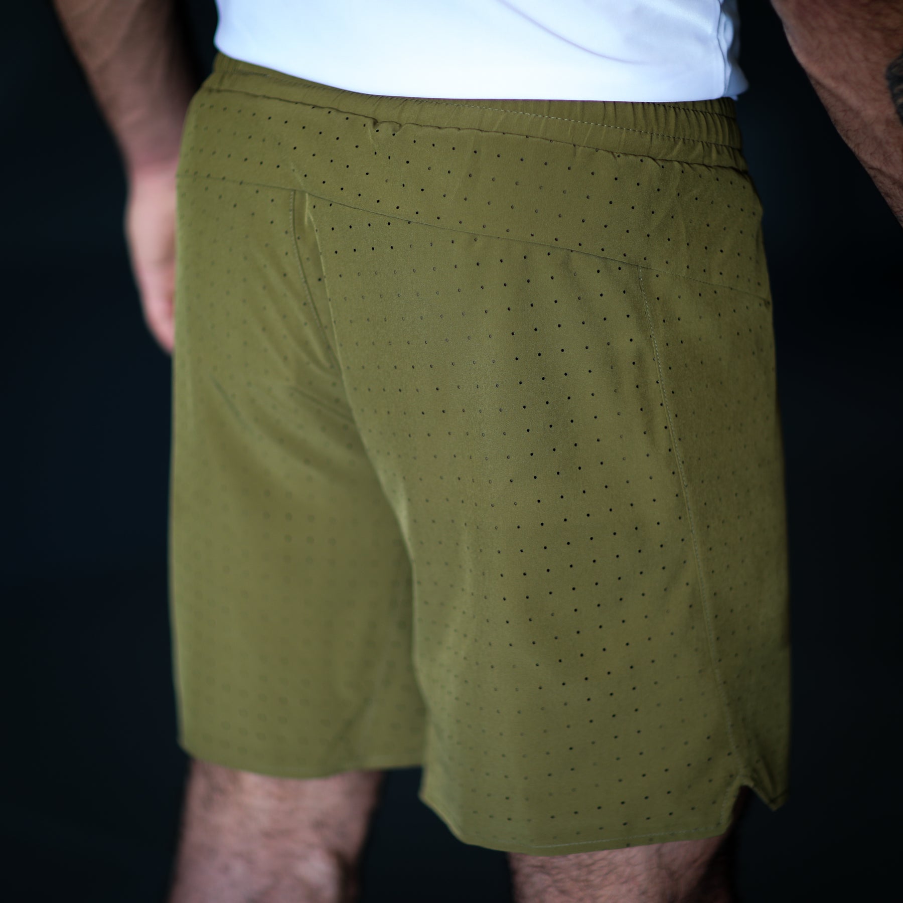 Jiujiteiro Core NO-GI Shorts Olive – Grappling shorts product view