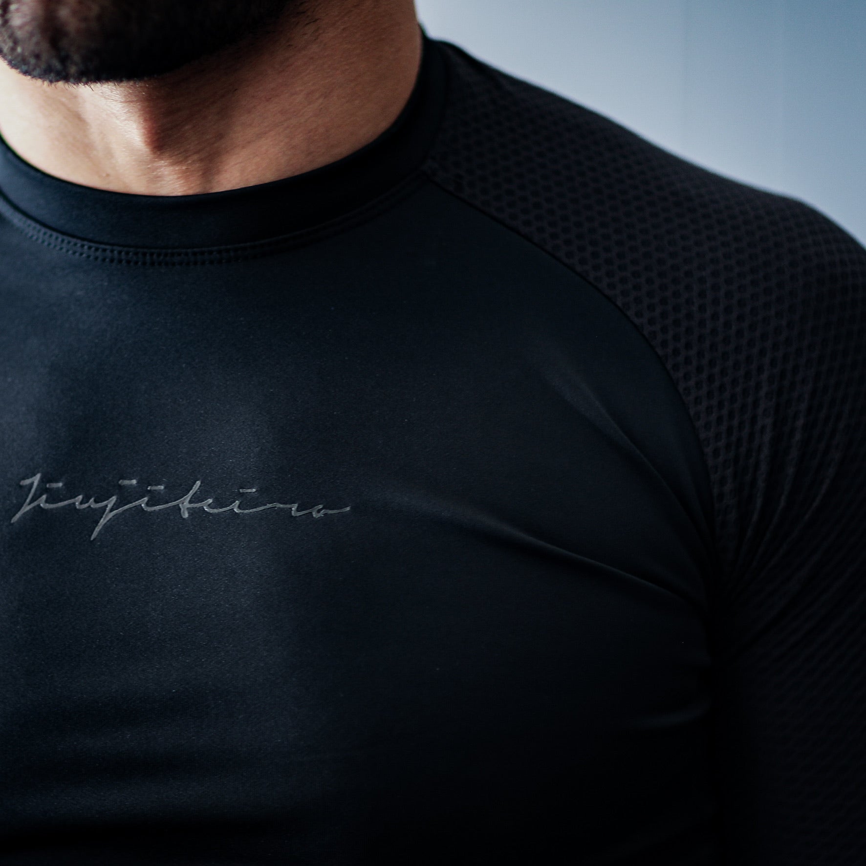 Jiujiteiro Pro Ranked Rashguard Black – Grappling rashguard product view