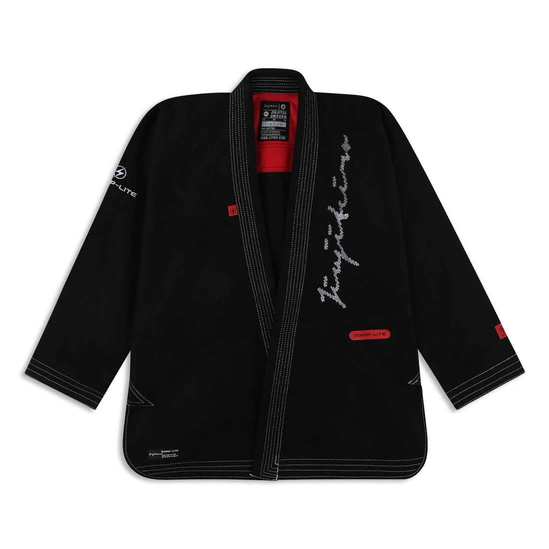 Jiujiteiro Comp-Lite Gi 24 Black – Competition BJJ Gi, IBJJF-legal jiu jitsu kimono