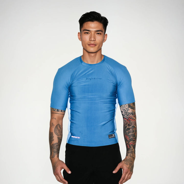 PRO RANKED RASHGUARD BLUE