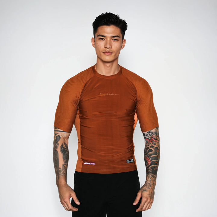 PRO RANKED RASHGUARD BROWN