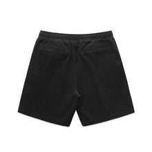Load image into Gallery viewer, CORD PATCH SHORTS BLACK