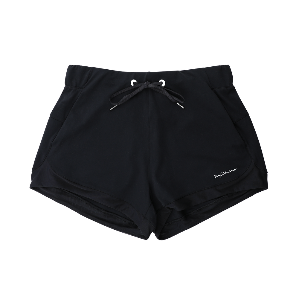 Jiujiteiro Womens Stride Shorts Black – Grappler casual shorts