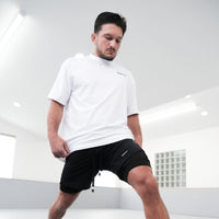 Jiujiteiro Oversized Pro Workout Shirt White – BJJ casual apparel