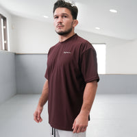 Jiujiteiro Oversized Pro Workout Shirt Maroon – BJJ lifestyle product