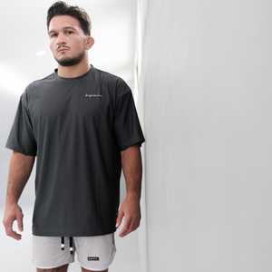OVERSIZED PRO WORKOUT SHIRT GRAY