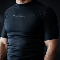 Jiujiteiro Pro Ranked Rashguard Black – Grappling rashguard product view