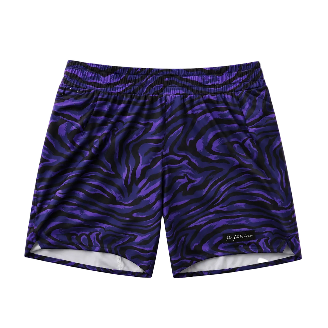 X-Train No-Gi Shorts Purple Tiger Camo