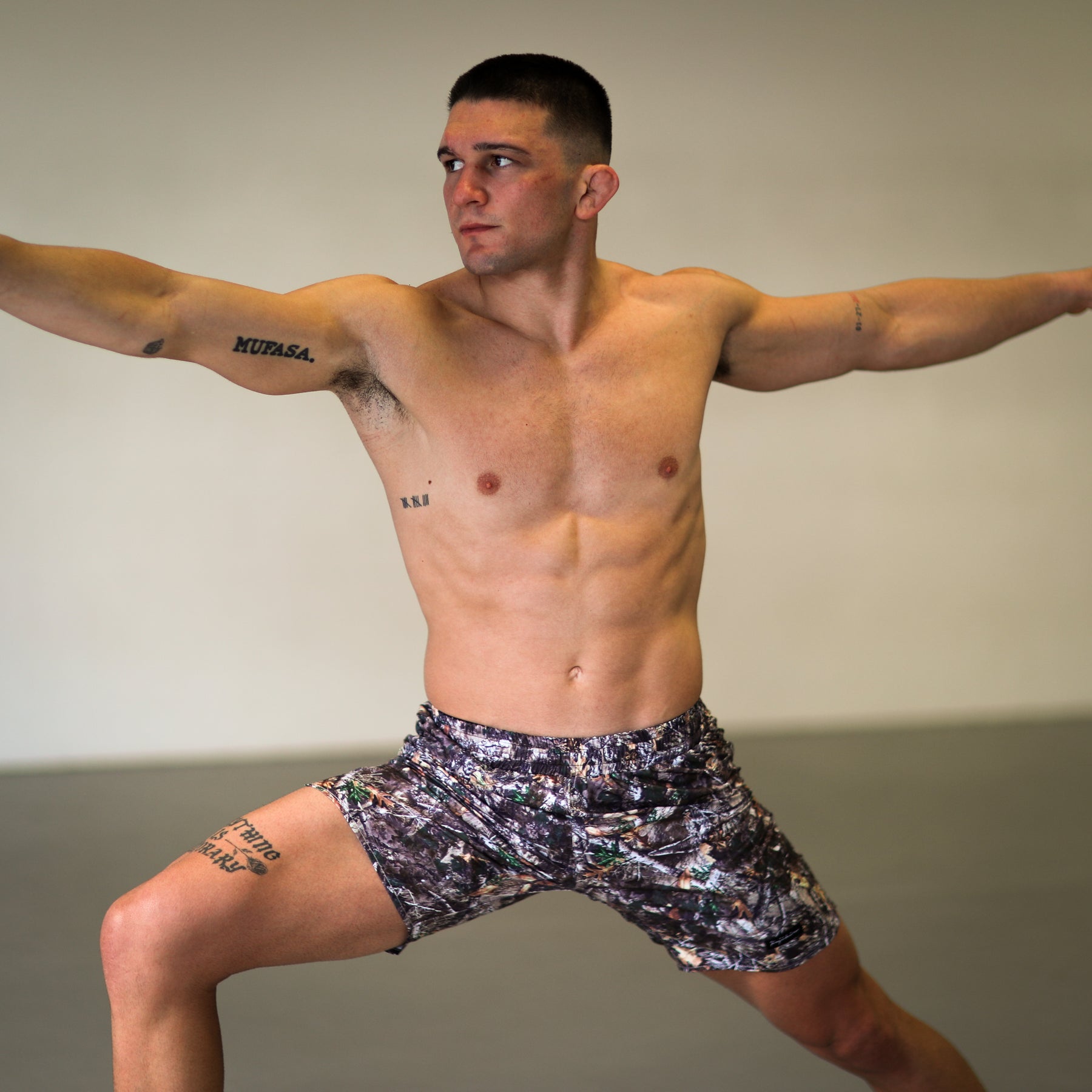 Jiujiteiro X-Train NO-GI Shorts Forest Camo – Grappling shorts product view