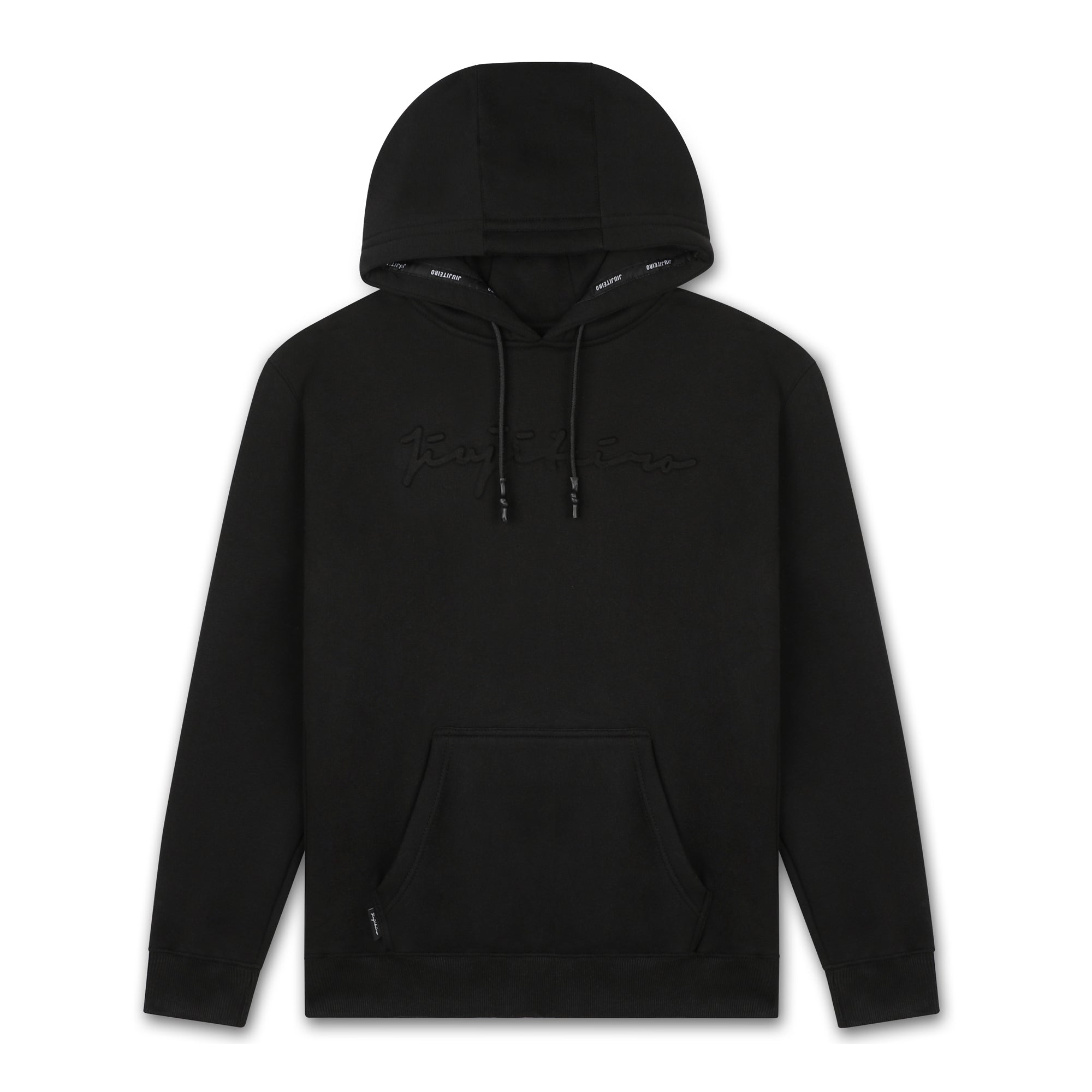 EMBOSSED HOODIE BLACK – Jiujiteiro
