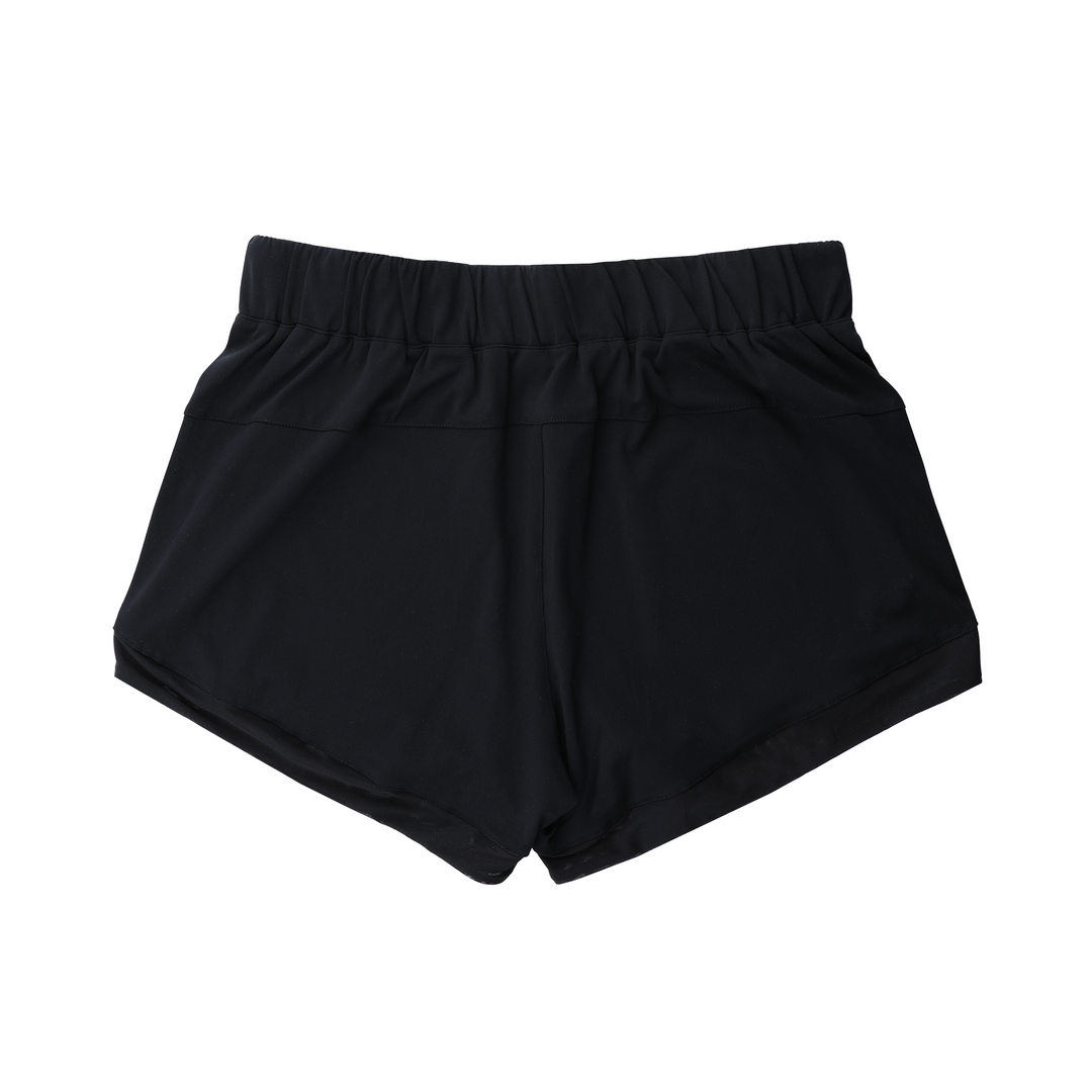 WOMENS STRIDE SHORTS BLACK