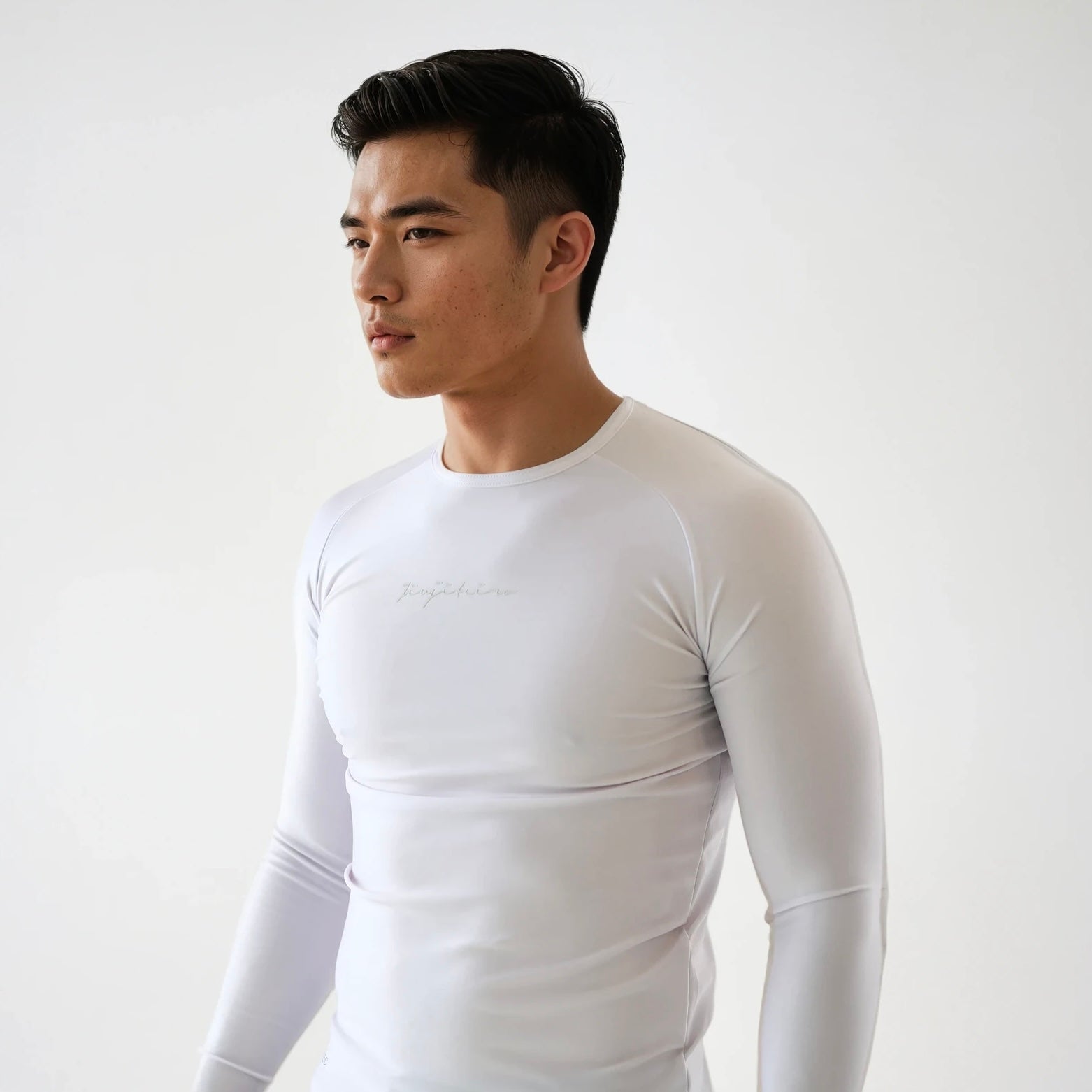 Jiujiteiro Stealth Pro Long Sleeve Rashguard White – Compression rashguard for no-gi BJJ
