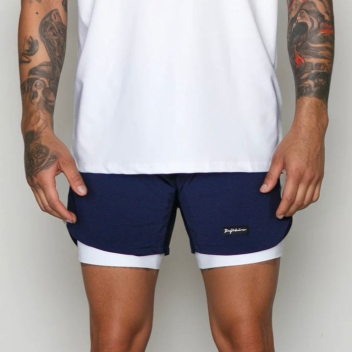 PRO 2 IN 1 LINER SHORTS NAVY