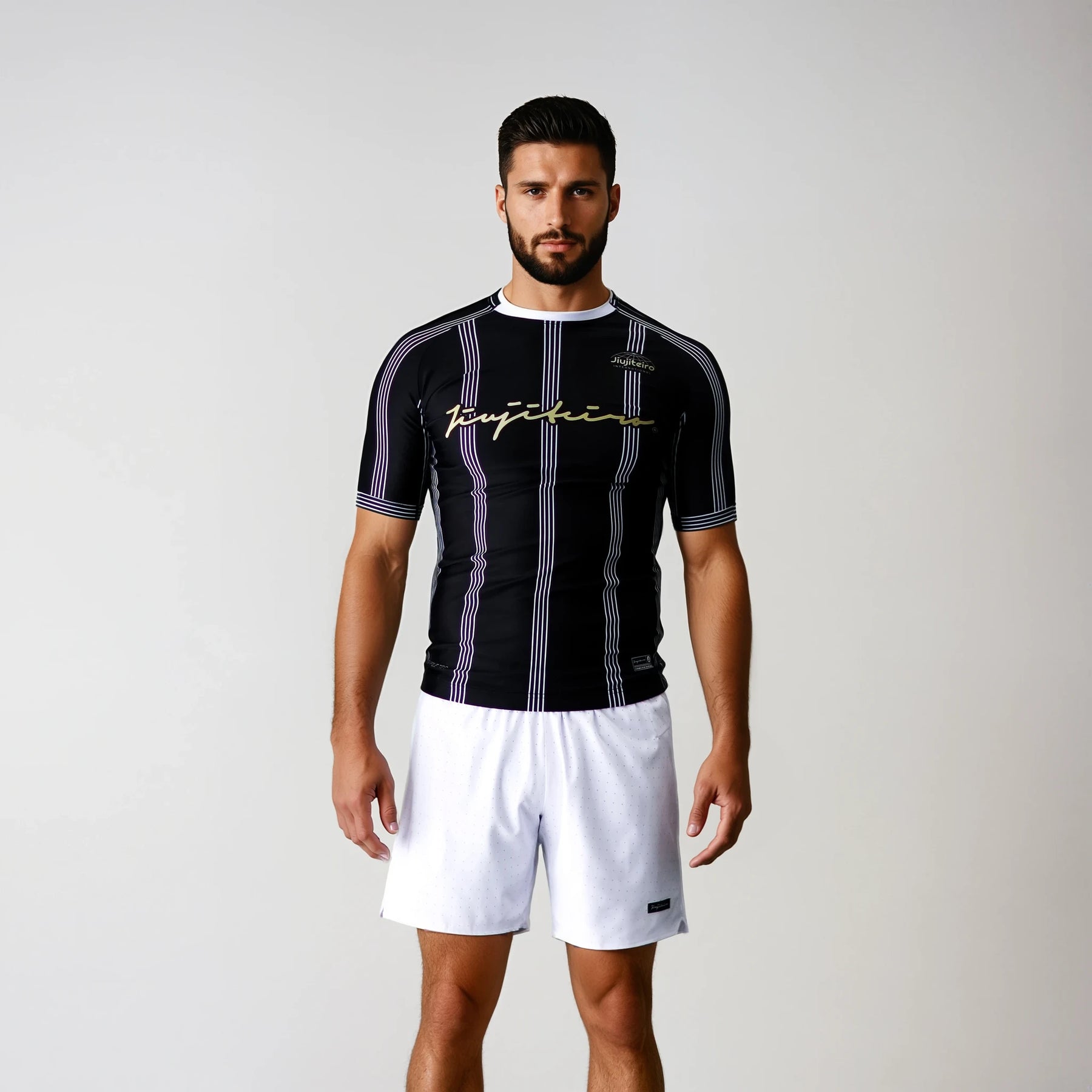 Jiujiteiro Corinthian Pro Half Sleeve Rashguard – Compression rashguard for no-gi BJJ