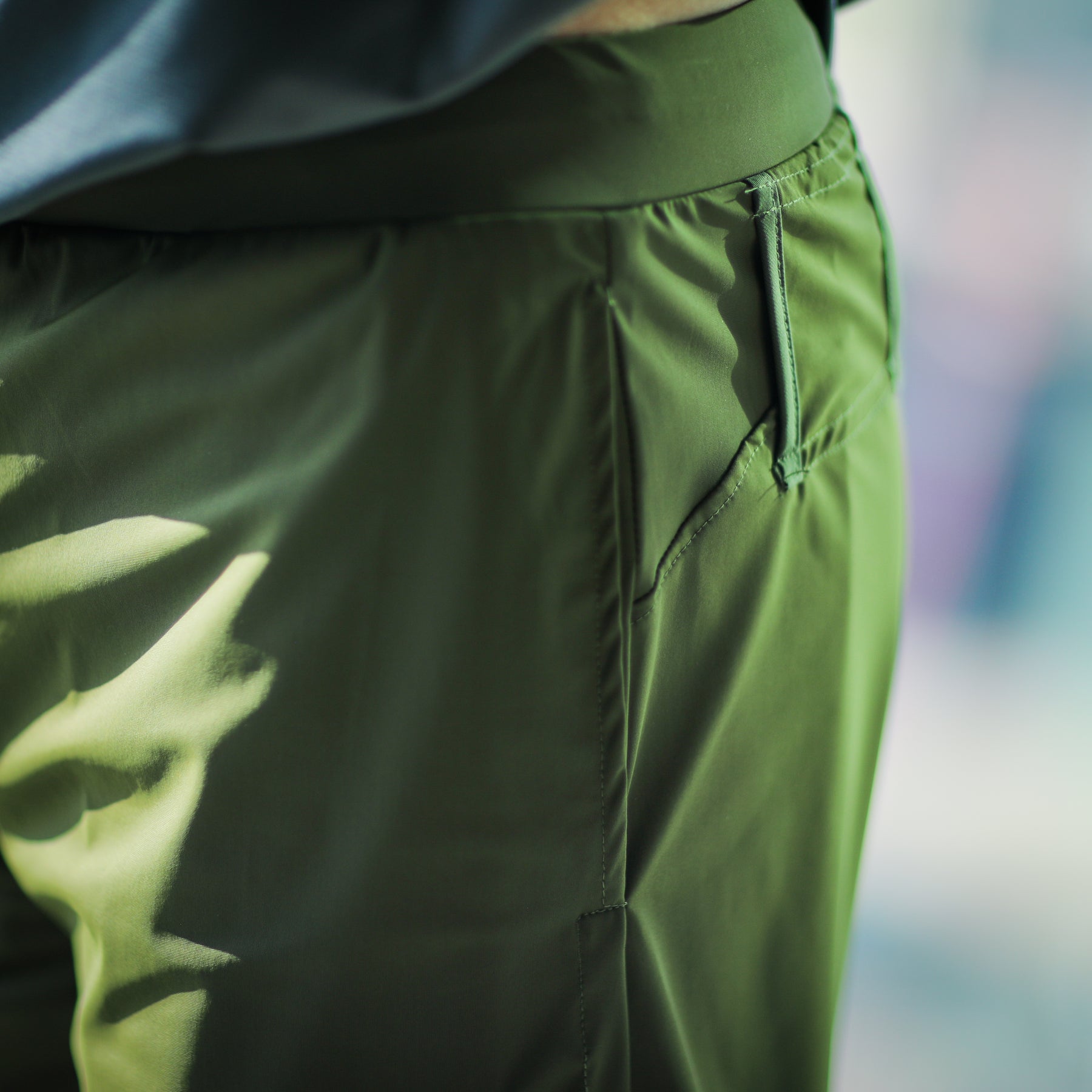 Jiujiteiro Pro 2-in-1 Liner Shorts Olive, rear product detail