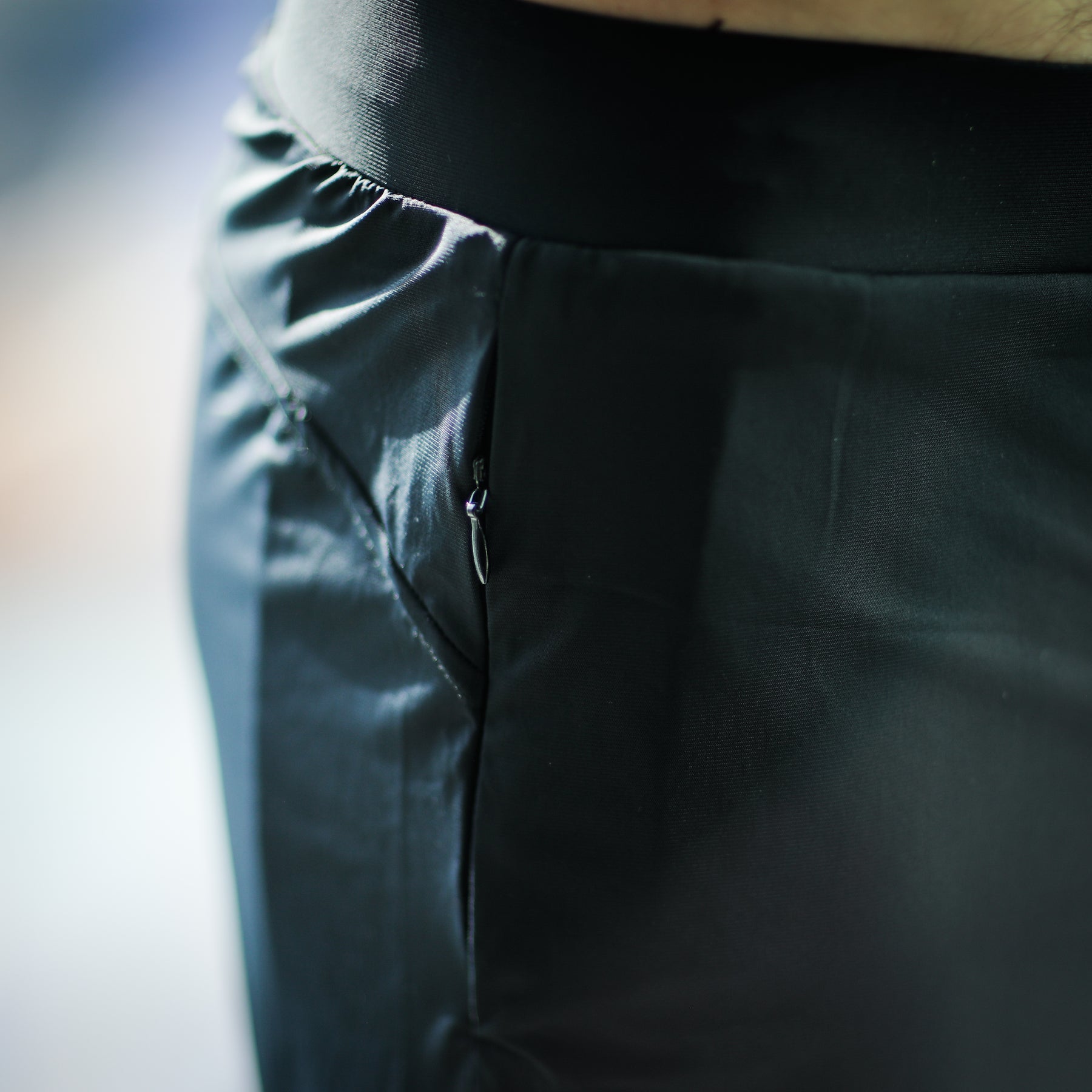 Jiujiteiro Pro 2-in-1 Liner Shorts Black, liner and pocket detail