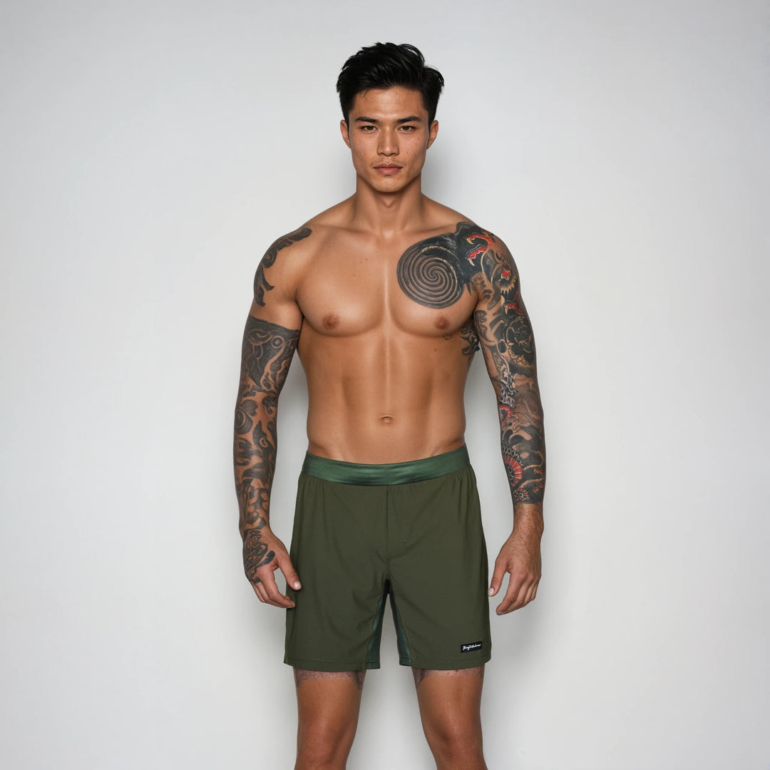PRO MIDWEIGHT NO-GI SHORTS GREEN