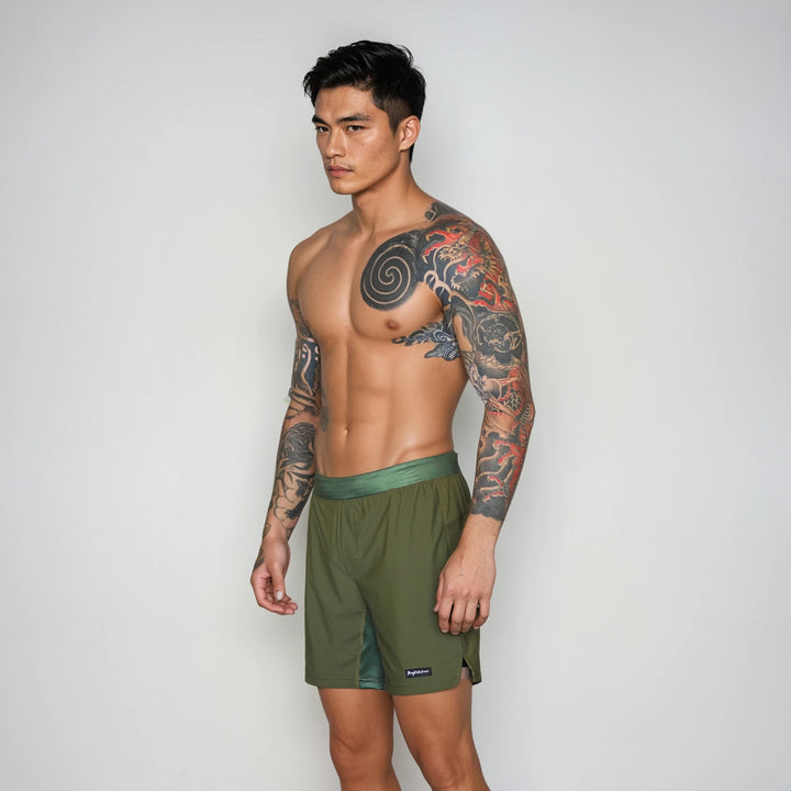PRO MIDWEIGHT NO-GI SHORTS GREEN