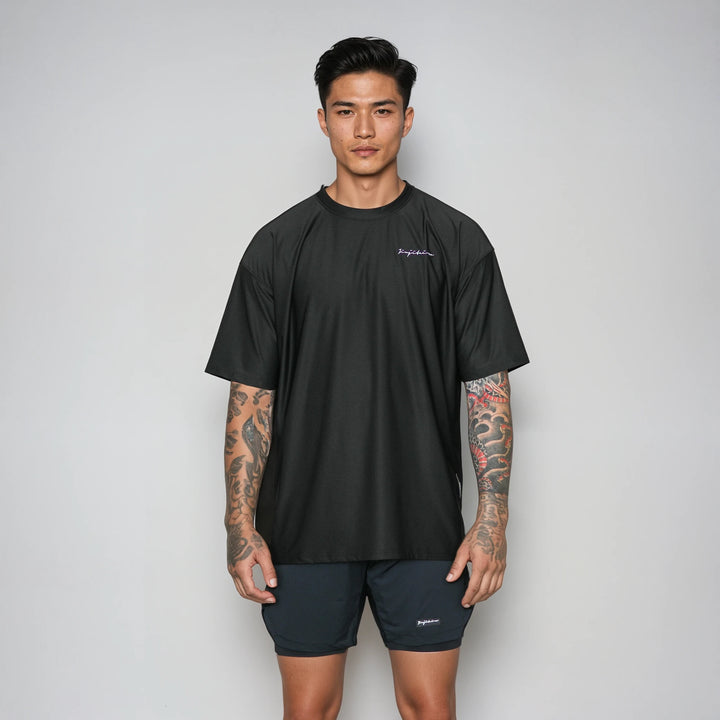 OVERSIZED PRO WORKOUT SHIRT BLACK
