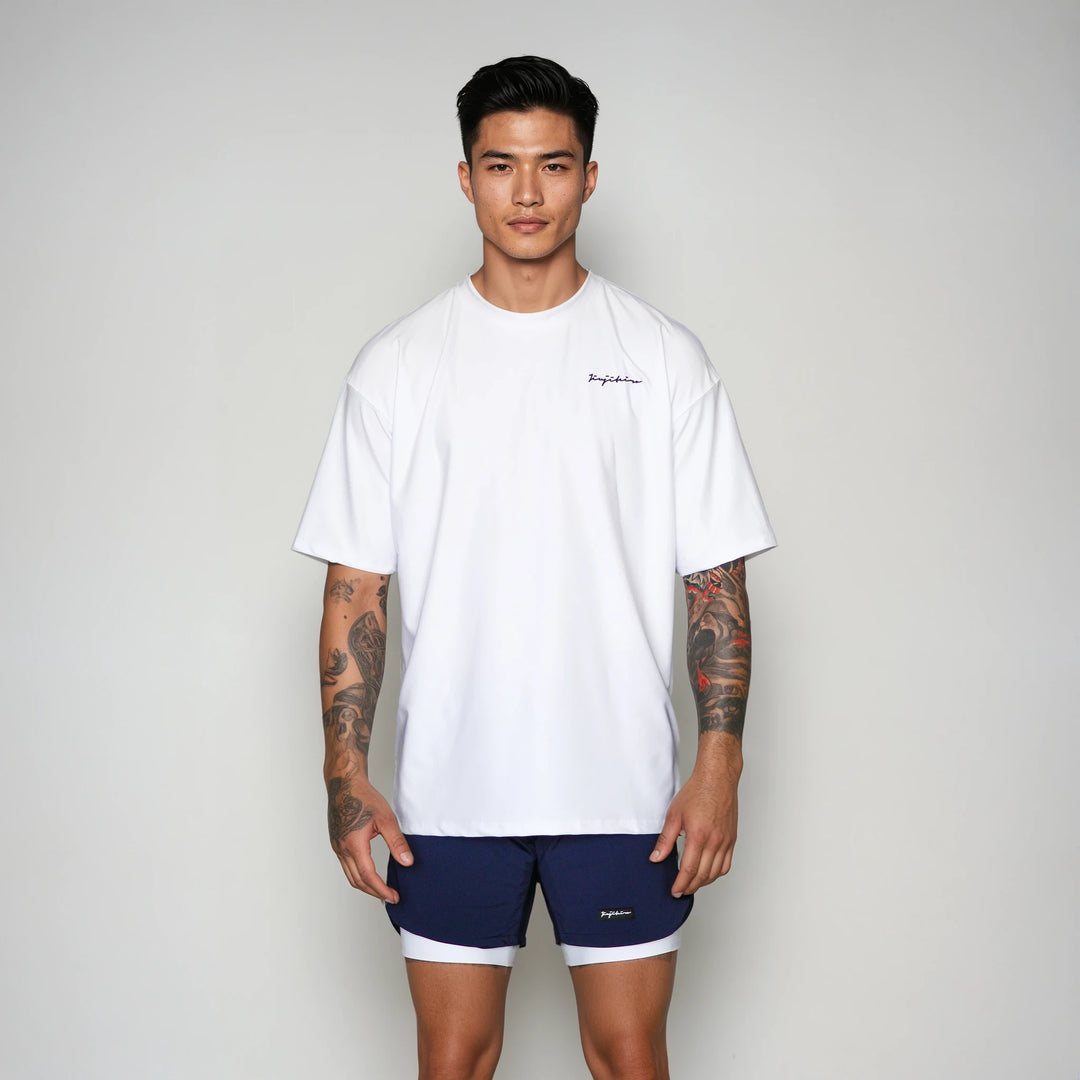 OVERSIZED PRO WORKOUT SHIRT WHITE