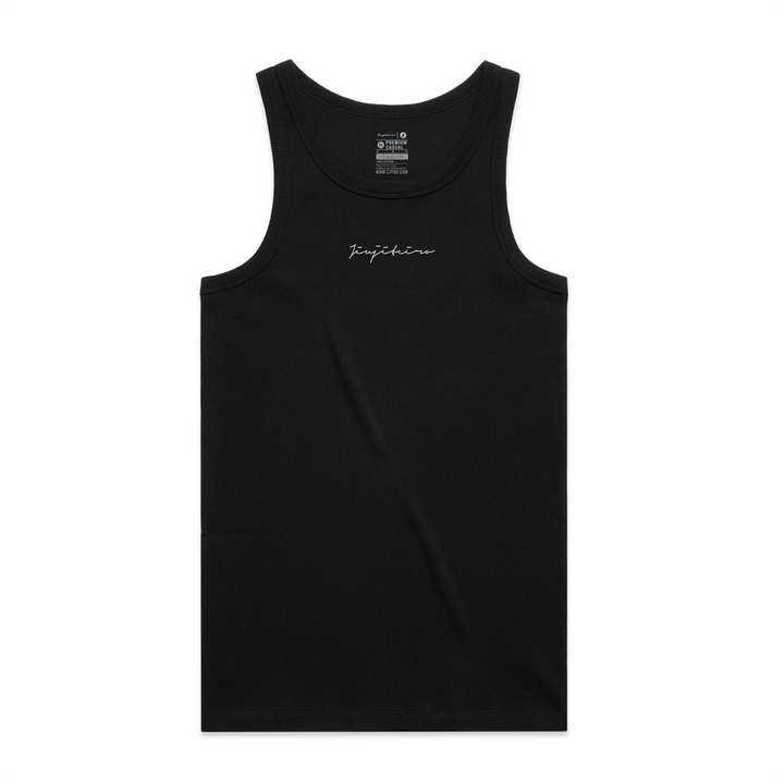 PRO HEAVYWEIGHT RIBBED TANK BLACK
