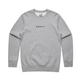 EMBLEM CREW SWEATER HEATHER