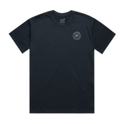 Rooted Heavyweight Embroidered Tee Navy