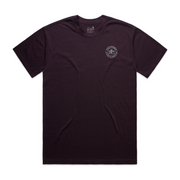 Rooted Heavyweight Embroidered Tee Crimson