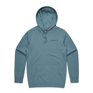 EMBLEM HOODIE SLATE BLUE