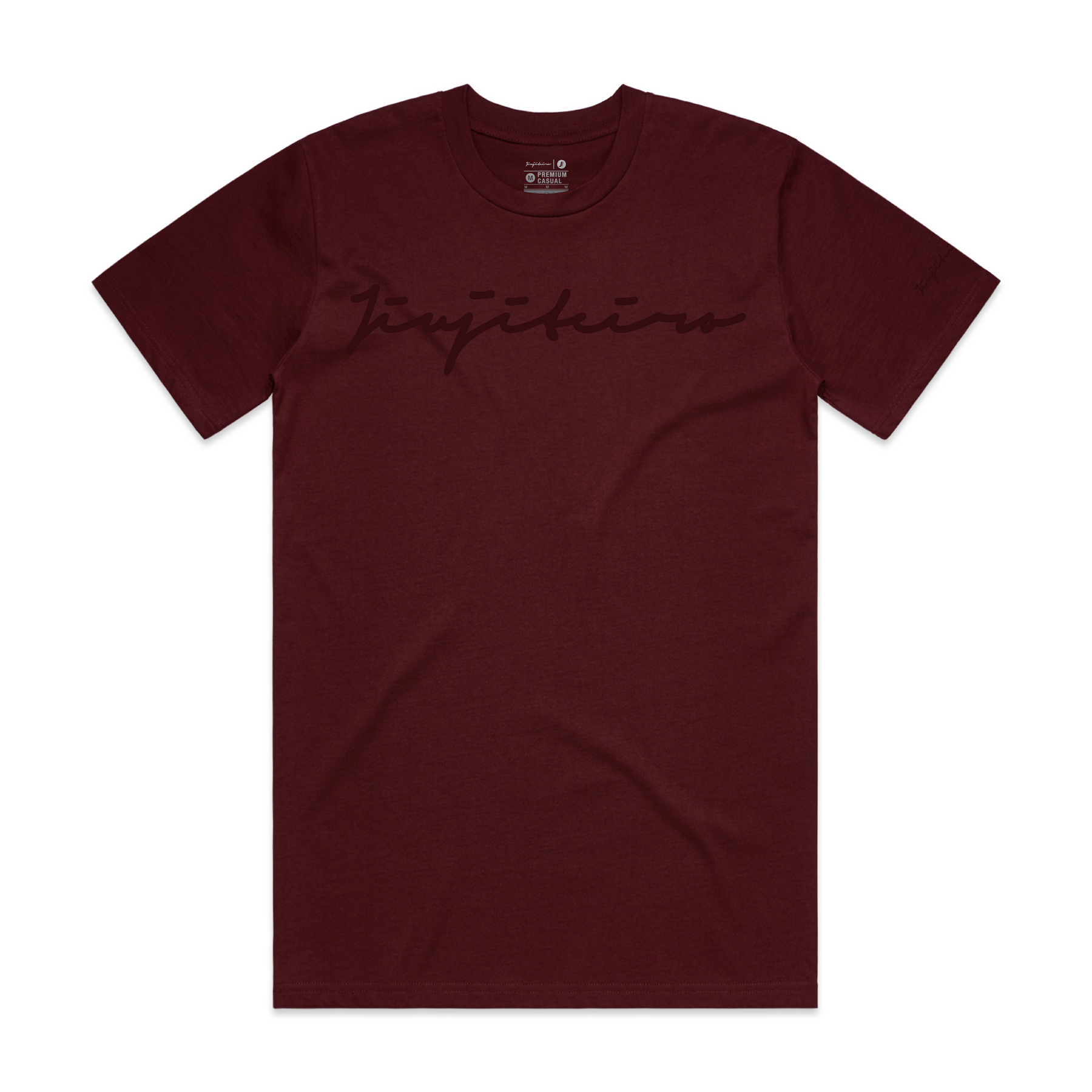 Jiujiteiro Tonal Tee Burgundy – BJJ t-shirt, jiu jitsu apparel