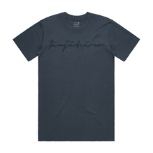 Load image into Gallery viewer, TONAL TEE PETROL BLUE