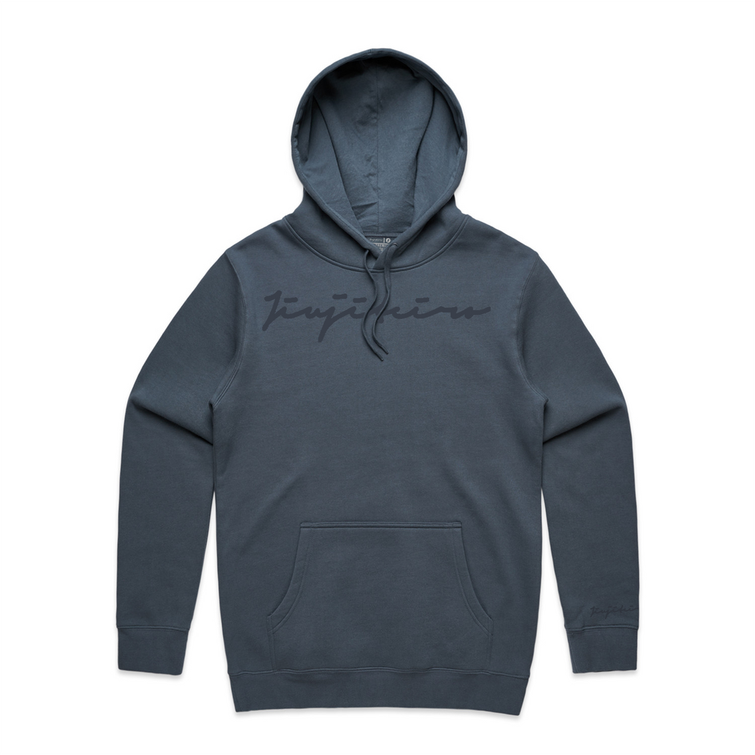 Jiujiteiro Premium Hoodie Petrol Blue – BJJ lifestyle outerwear