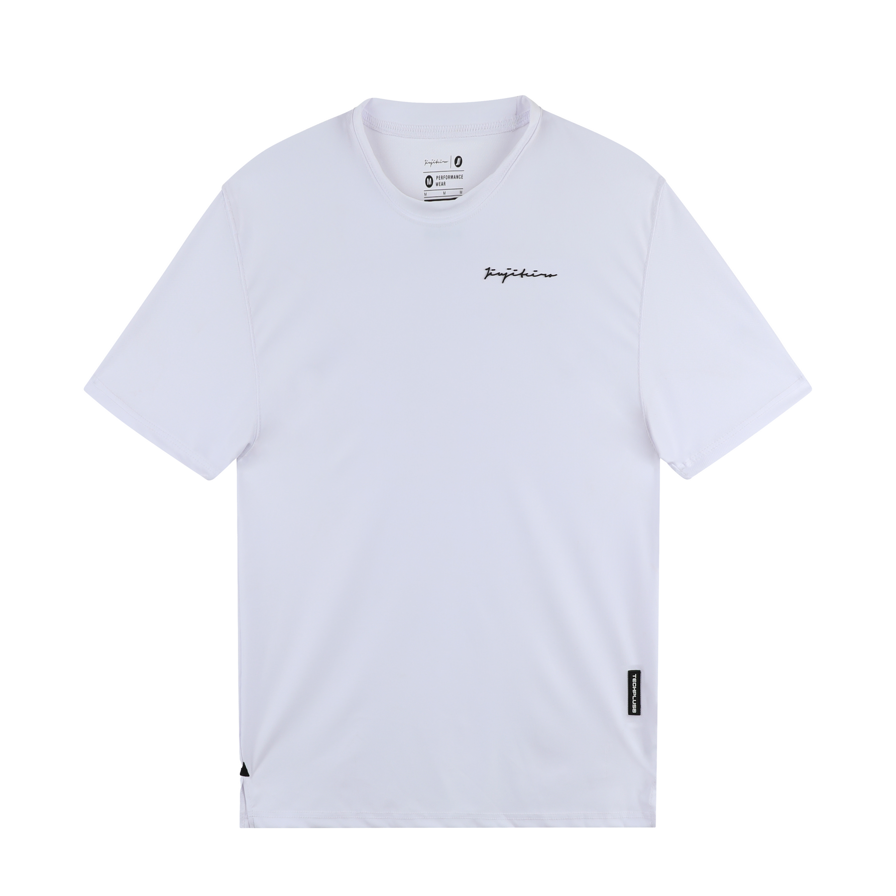 Jiujiteiro Oversized Pro Workout Shirt White – BJJ training shirt, studio shot