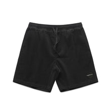 Load image into Gallery viewer, CORD PATCH SHORTS BLACK