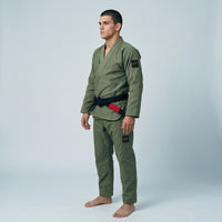 Core Gi Olive – side view on model