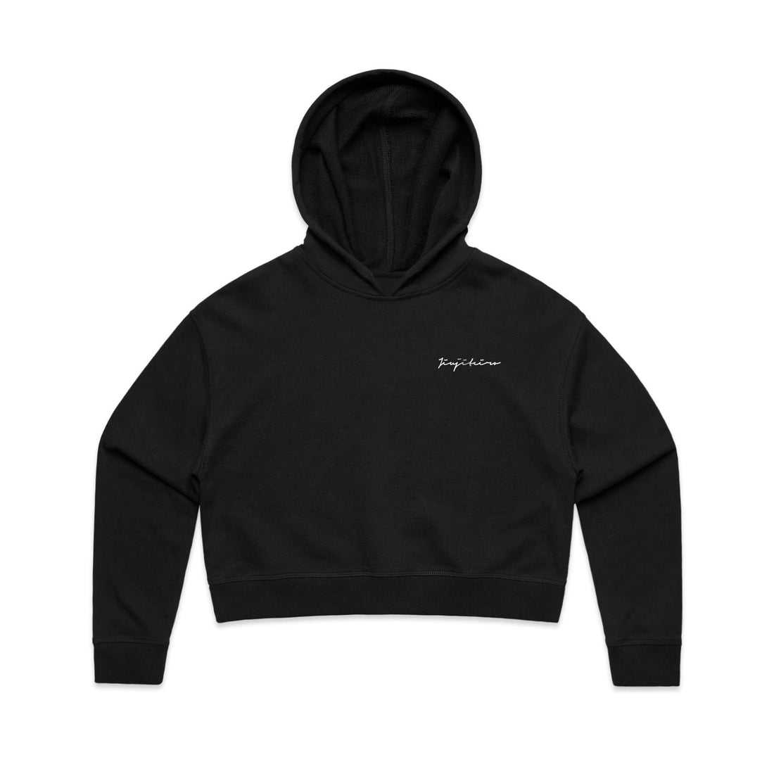 Jiujiteiro Womens Crop Hoodie Black – BJJ lifestyle outerwear