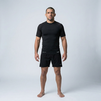 Jiujiteiro Pro Ranked Rashguard Black – Grappling rashguard product view