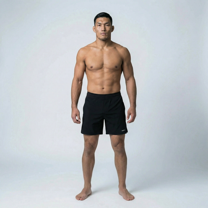 PRO MIDWEIGHT NO-GI SHORTS BLACK